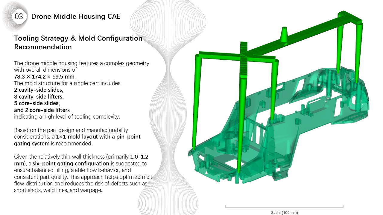 Drone Middle Housing CAE 